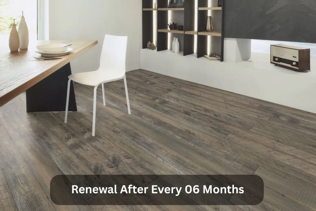 Renewal After Every 06 Months