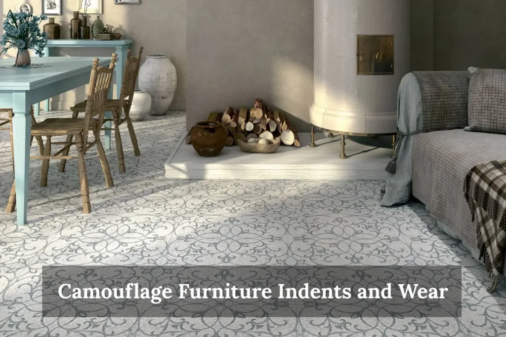 Camouflage Furniture Indents and Wear