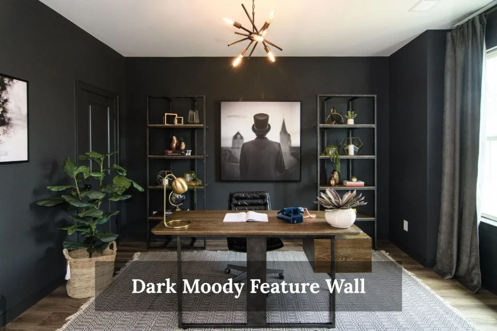 Dark Moody Feature Wall