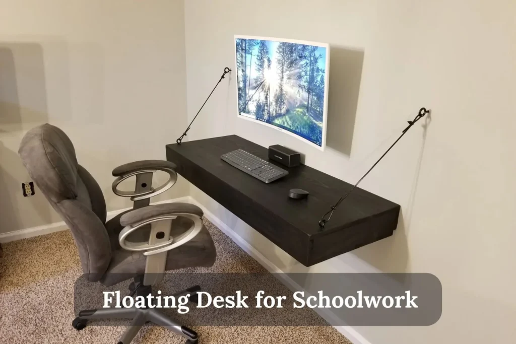 Floating Desk for Schoolwork