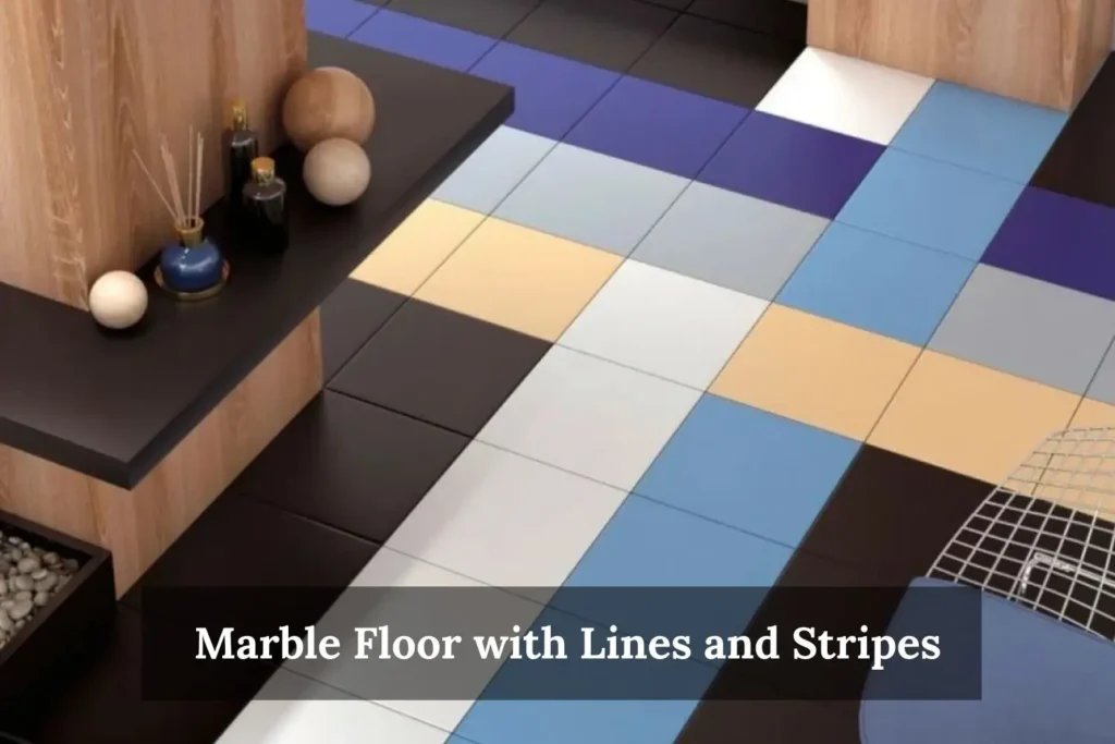 Marble Floor with Lines and Stripes