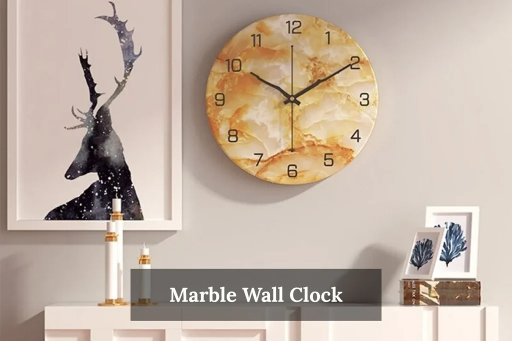 Marble Wall Clock