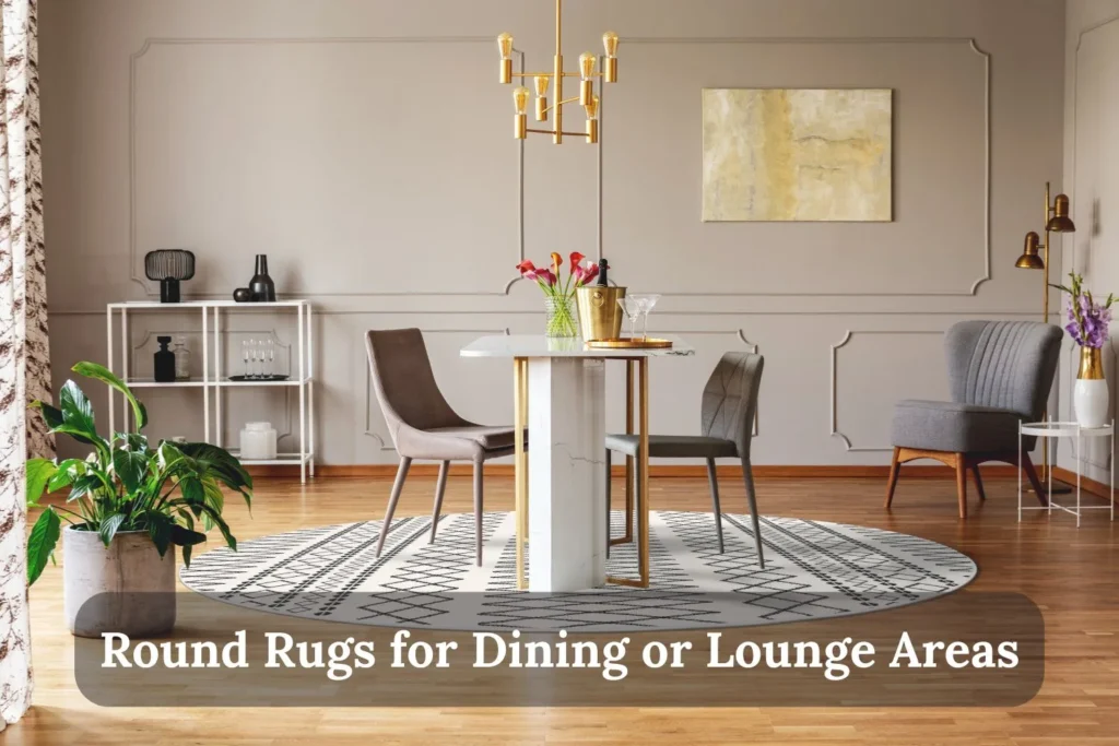 Round Rugs for Dining or Lounge Areas