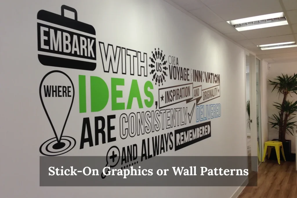 Stick-On Graphics or Wall Patterns