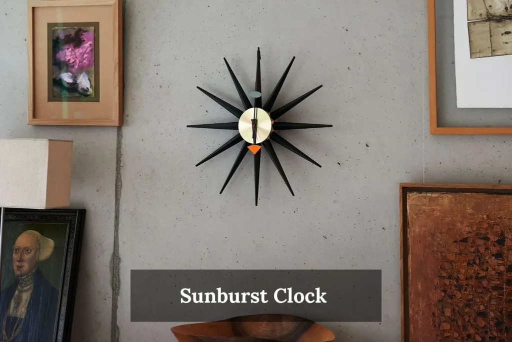 Sunburst Clock