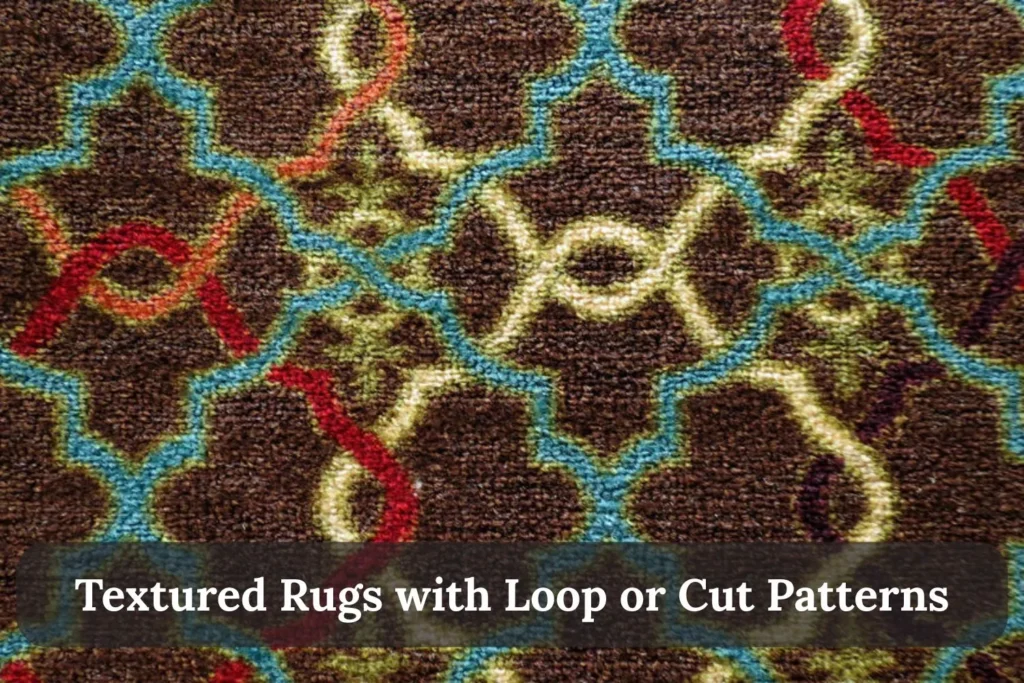 Textured Rugs with Loop or Cut Patterns