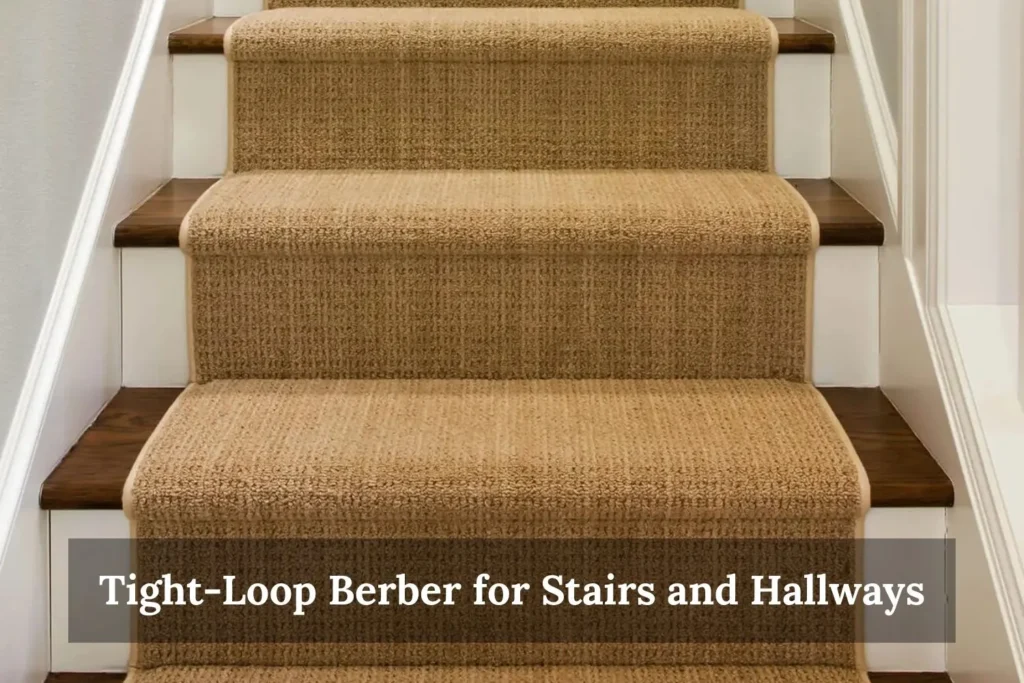 Tight-Loop Berber for Stairs and Hallways