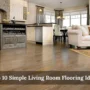 Top 10 Simple Living Room Flooring Ideas