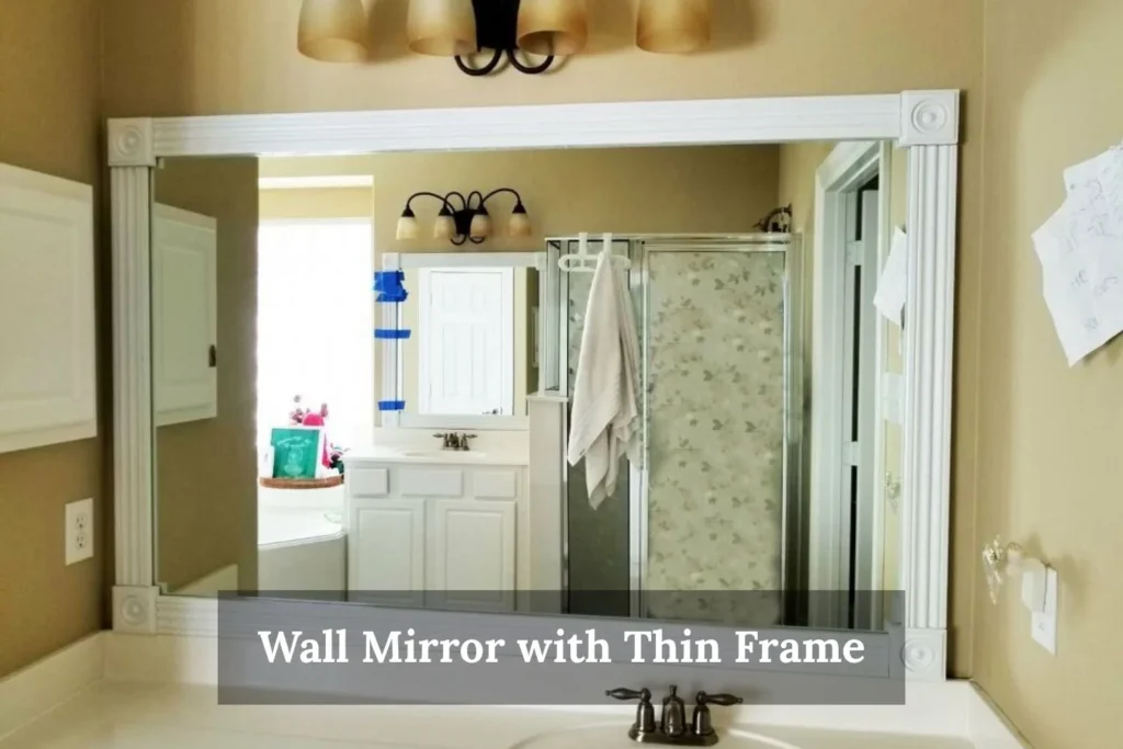 Wall Mirror with Thin Frame