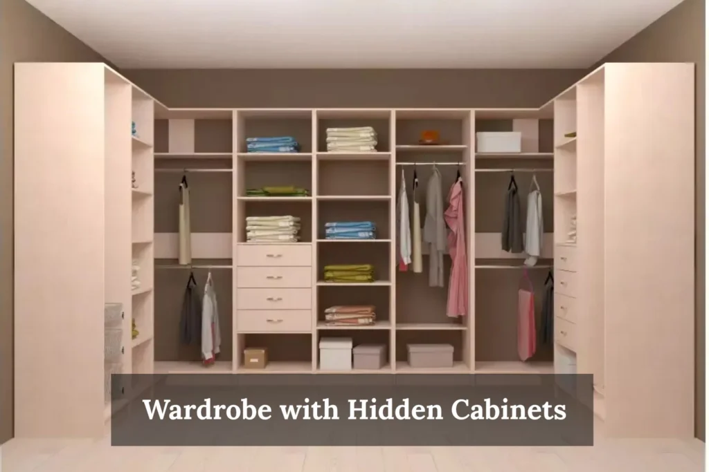 Wardrobe with Hidden Cabinets